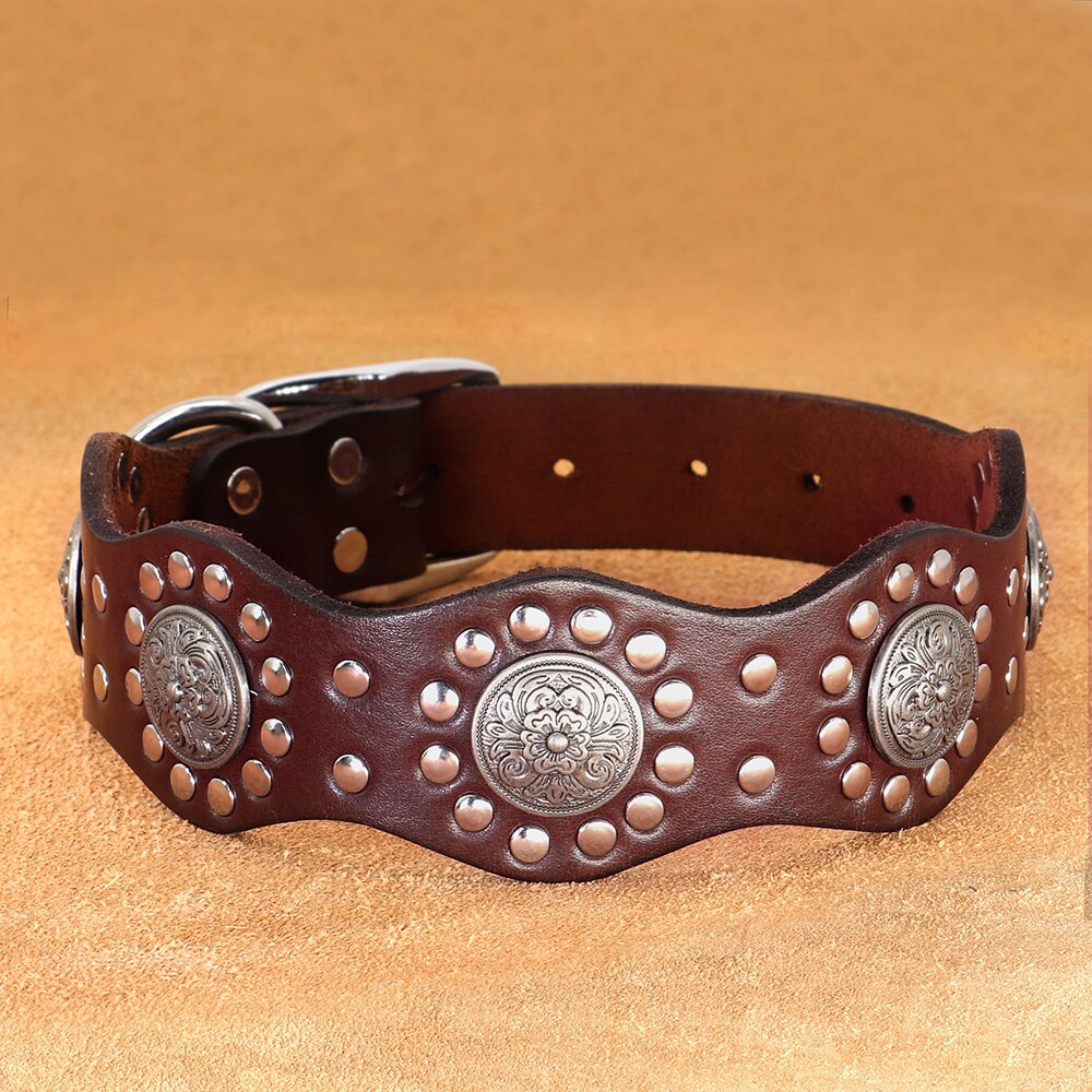 Coleira Medieval Couro