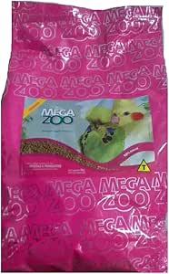 Ração Extrusada Megazoo para Calopsitas e Periquitos 5kg
