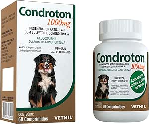 Condroton 1000mg: Saiba tudo sobre esse suplemento para a saúde dos pets