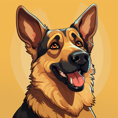 🐺 Coleira de Couro para Pastor Alemão | Truelove Brasil