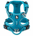 Peitoral Truelove Upgrade azul celeste com acolchoado e faixas refletivas