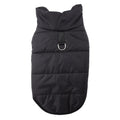 Casaco Truelove Puffer para cachorro preto com forro de fleece