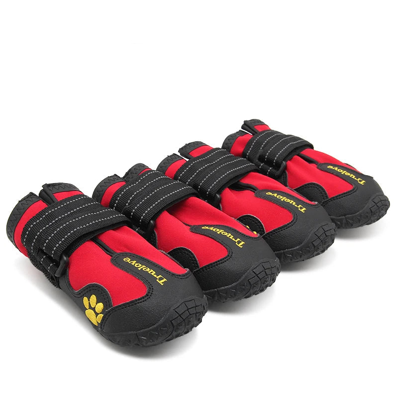Bota Truelove para Cachorro Impermeável com Forro em Fleece – Kit com 4 Unidades